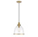 One Light Pendant in Natural Brass (446|M70119NB)