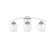 Mbath Three Light Bathroom Vanity in Chrome (446|M80032CH)