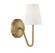 Mscon One Light Wall Sconce in Natural Brass (446|M90054NB)