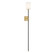 One Light Wall Sconce in Black w/Natural Brass (446|M90069BNB)
