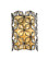Brookcrest Two Light Wall Sconce in Sand Coal W/ Gold Leaf (29|N7842-711)
