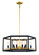 Sable Point 12 Light Pendant in Sand Black With Honey Gold (29|N7859-707)