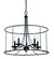 Westchester County Five Light Chandelier in Sand Coal With Skyline Gold Le (7|1047-677)
