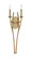 Covent Park Two Light Wall Sconce in Honey Brushed Gold (7|1092-740)