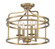 Covent Park Four Light Semi Flush Mount in Brushed Honey Gold (7|1094-740)