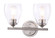 Winsley Two Light Wall Lamp in Brushed Nickel (7|2432-84)