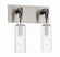 Pullman Junction Two Light Bath in Coal With Brushed Nickel (7|2892-691)