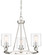 Studio 5 Three Light Chandelier in Platinum (7|3077-613)