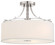 Poleis Three Light Semi Flush Mount in Brushed Nickel (7|3307-84)