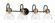 Monico Four Light Bath in Bronze w/Brass (7|3364-416)