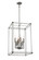 Langen Square Eight Light Pendant in Antique Nickel (7|3857-756)