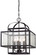 Camden Square Four Light Mini Chandelier in Aged Charcoal (7|4875-283)