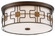 LED Flush Mount in Dark Brushed Bronze W/Aged Bra (7|846-104-L)