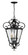 Brixton Ivey Three Light Outdoor Chain Hung in Coal And Soft Brass (7|9334-661)