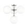 Ashleigh LED Semi Flush Mount in Polished Nickel (428|H122604-PN)