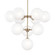 Ashleigh LED Chandelier in Aged Brass (428|H122810-AGB)