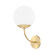 Carrie One Light Wall Sconce in Aged Brass (428|H160101-AGB)