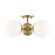 Paige Three Light Semi Flush Mount in Aged Brass (428|H193603-AGB)