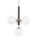 Brielle Four Light Chandelier in Polished Nickel (428|H289804-PN)