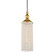 Scarlett One Light Pendant in Gold Leaf/White (428|H300701-GL/WH)