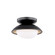 Cadence LED Semi Flush Mount in Black (428|H368601S-BLK/GL)