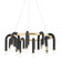 Whit 20 Light Chandelier in Aged Brass/Black (428|H382820-AGB/BK)