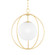 Lyla One Light Pendant in Aged Brass (428|H500701S-AGB)