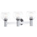 Leslie Three Light Bath and Vanity in Polished Chrome (428|H543303-PC)