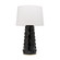 Naomi One Light Table Lamp in Black Lustro/Gold Leaf Combo (428|HL335201-BLK/GL)