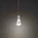 Plum LED Mini Pendant in Satin Nickel (281|PD-40106-SN)