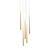 Cascade LED Pendant in Aged Brass (281|PD-41705R-AB)