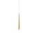 Cascade LED Mini Pendant in Aged Brass (281|PD-41719-AB)
