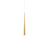 Cascade LED Mini Pendant in Aged Brass (281|PD-41837-AB)