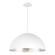 Yolo LED Pendant in Silver Leaf/White (281|PD-55726-SL)