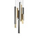 Chaos LED Pendant in Black/Aged Brass & Black (281|PD-64809R-BK/AB-BK)