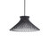 Zenya LED Chandelier in Black (281|PD-74223-BK)