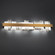 Acropolis LED Bath Light in Aged Brass (281|WS-68137-AB)