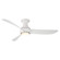 Corona 52''Ceiling Fan in Brushed Nickel/Matte White (441|FH-W2203-52L35BNMW)