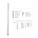 Fan Accessories Downrod in Gloss White (441|XF-72-GW)