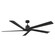Aspen 70'' Ceiling Fan in Midnight Black (71|5ASPR70MBK)