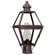 Boston One Light Post Mount in Dark Brass (196|1003-DB-CIM-CSG)