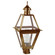 Boston One Light Post Mount in Antique Brass (196|1013-AB-CIM-FST)