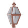 Boston Three Light Post Mount in Antique Copper (196|1013-AC-LT3-SMG)