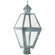 Boston Three Light Post Mount in Verdi Gris (196|1013-VG-LT3-CLR)