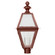Boston Three Light Post Mount in Antique Copper (196|1023-AC-LT3-FST)