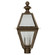 Boston Three Light Post Mount in Dark Antique Brass (196|1023-DAB-LT3-CSG)