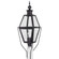 Boston One Light Post Mount in Dark Brass (196|1033-DB-CIM-CLR)