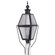 Boston One Light Post Mount in Dark Brass (196|1033-DB-CIM-SMG)