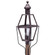 Boston One Light Post Mount in Dark Brass (196|1043-DB-CIM-CSG)