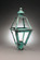 Boston One Light Post Mount in Verdi Gris (196|1063-VG-CIM-CLR)